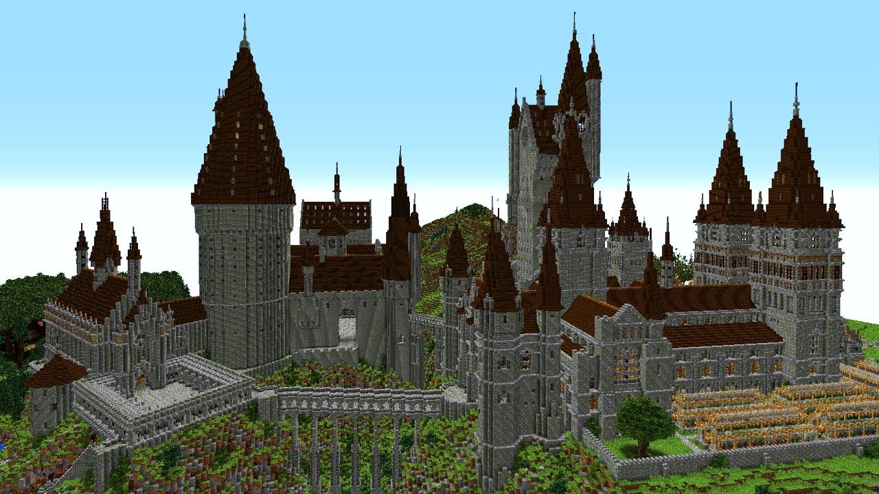Minecraft harry potter hogwarts map pictures free